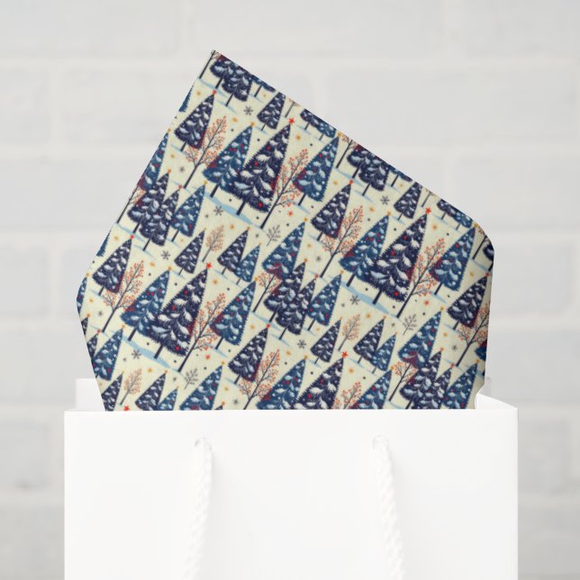 Elegant Trees Tissue Paper (Gift Bag)