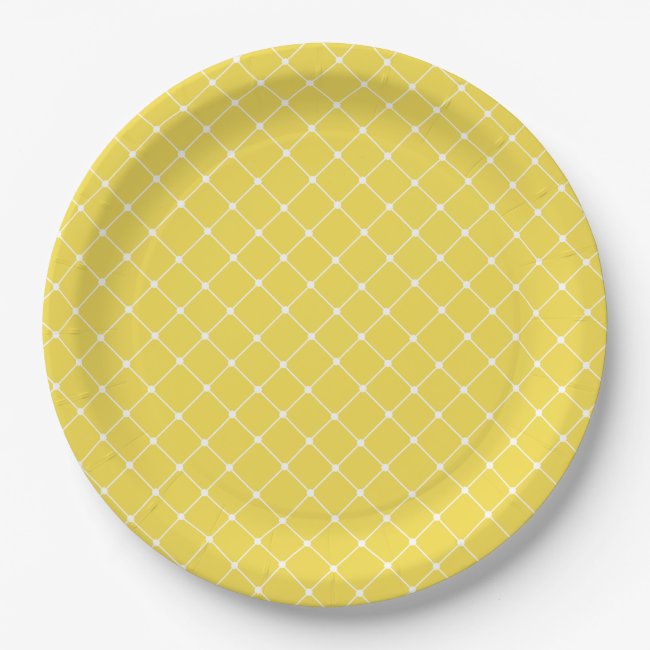 Elegant Trellis Pattern | Yellow