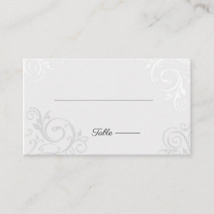 Elegant Trellises wedding seating place card