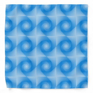 Elegant Trendy Blue Color Template Bandana
