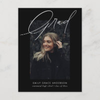 Elegant Trendy Calligraphy Script Graduation