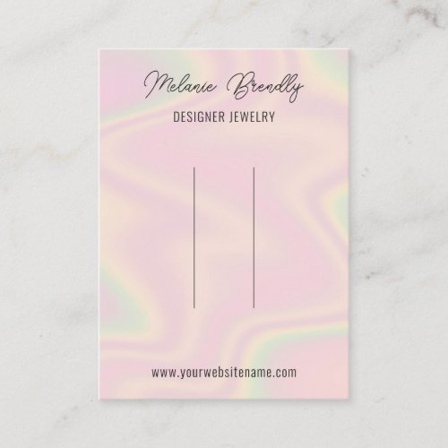 Elegant Trendy Chic Hair Clip Display   Business Card