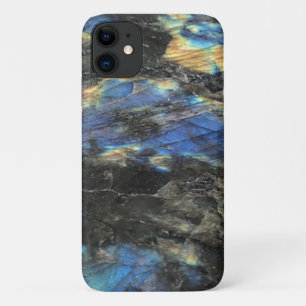 Elegant Trendy Chic Labradorite Crystal Stone iPhone 11 Case