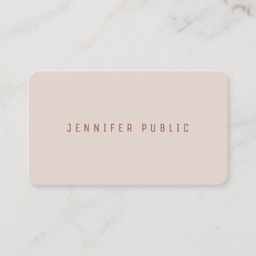 Elegant Trendy Colors Professional Template Luxury Business Card