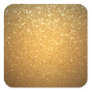 Elegant Trendy Gold Glitter Blank Template Modern Square Sticker
