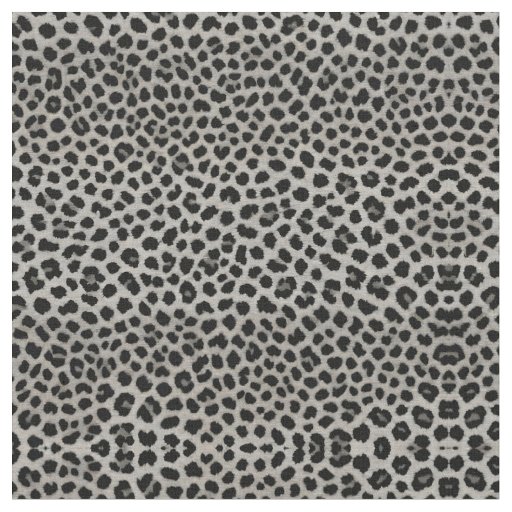 Elegant Trendy Luxury White Leopard Collection Fabric