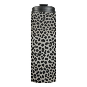Elegant Trendy Luxury White Leopard Collection Thermal Tumbler