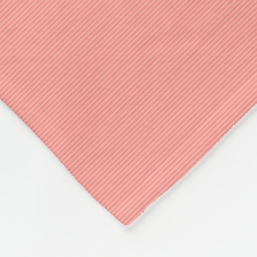 Elegant Trendy Modern Peach Tones Stripes Small Fleece Blanket