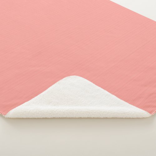 Elegant Trendy Modern Peach Tones Stripes Small Sherpa Blanket