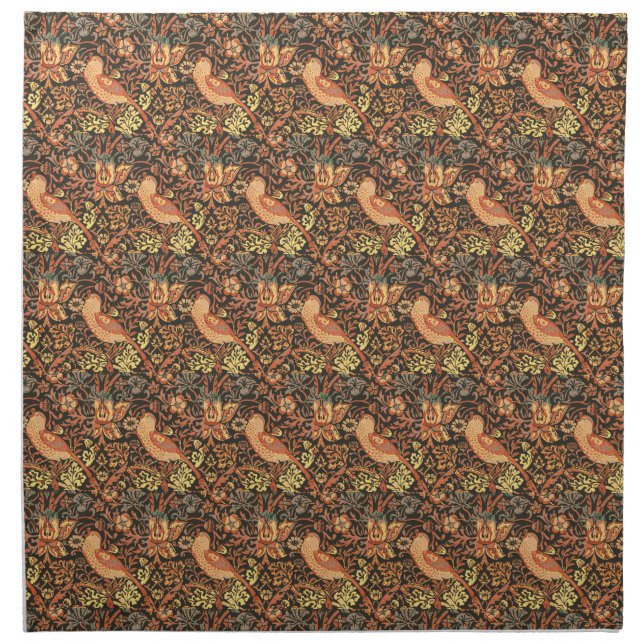 Elegant Trendy William Morris  Cloth Napkin (Front)