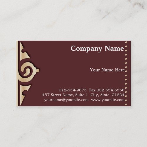 Elegant Tribal Business Card Template