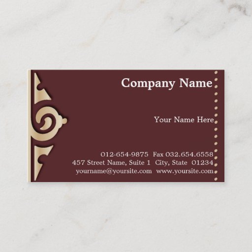 Customizable Elegant Tribal Business Card Template