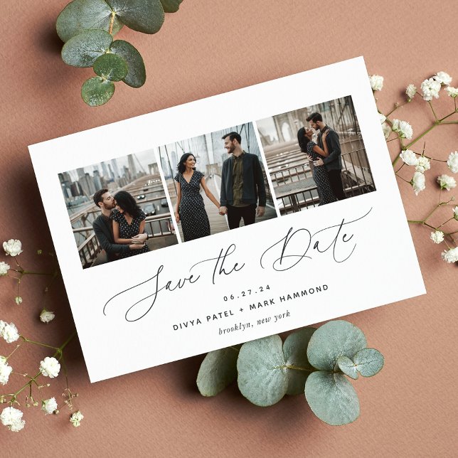 Elegant Trio | Multi Photo Save The Date (Creator Uploaded)
