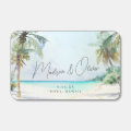 Elegant Tropical Beach Palm Trees Wedding Matchboxes | Zazzle