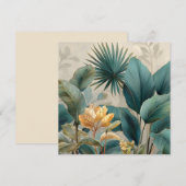 Elegant Tropical Botanical Wall Mural (Front/Back)