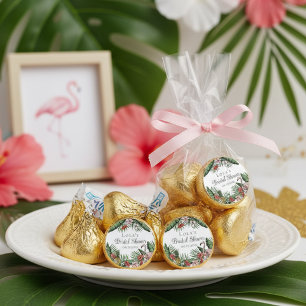 Elegant Tropical Bridal Shower Hershey®'s Kisses®