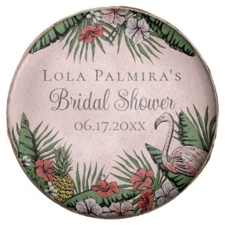 Elegant Tropical Bridal Shower Thank You