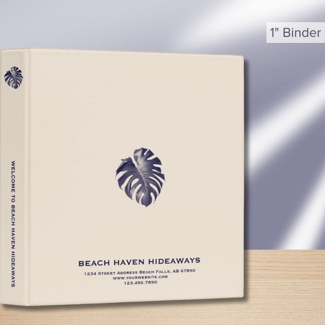 Elegant Tropical Hospitality Welcome Binder (Creator Uploaded)