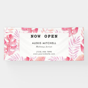 Elegant Tropical Interior Designer Business Banner