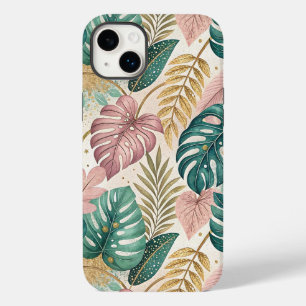 Elegant Tropical Monsteras Boho Case-Mate iPhone 14 Plus Case