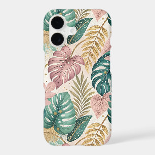 Elegant Tropical Monsteras Boho iPhone 17 Case