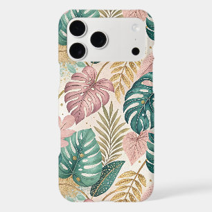 Elegant Tropical Monsteras Boho iPhone 17 Pro Max Case