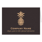 Elegant Tropical Pineapple Logo (Front Horizontal)