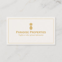 Elegant Tropical Pineapple Logo