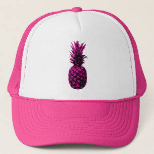 Elegant Tropical Pink Pineapple  Trucker Hat