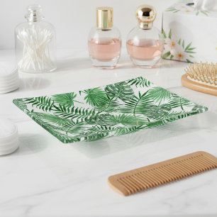 Elegant Tropical Summer Trinket Tray