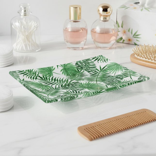 Elegant Tropical Summer Trinket Tray (Creator Uploaded)