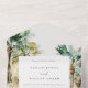 Elegant Tropical Watercolor Palm Trees Wedding All In One Invitation ...