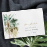 Elegant Tropical Watercolor Palm Trees Wedding Guest Book