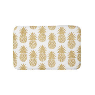 Pineapple Bath Mats Rugs Zazzle