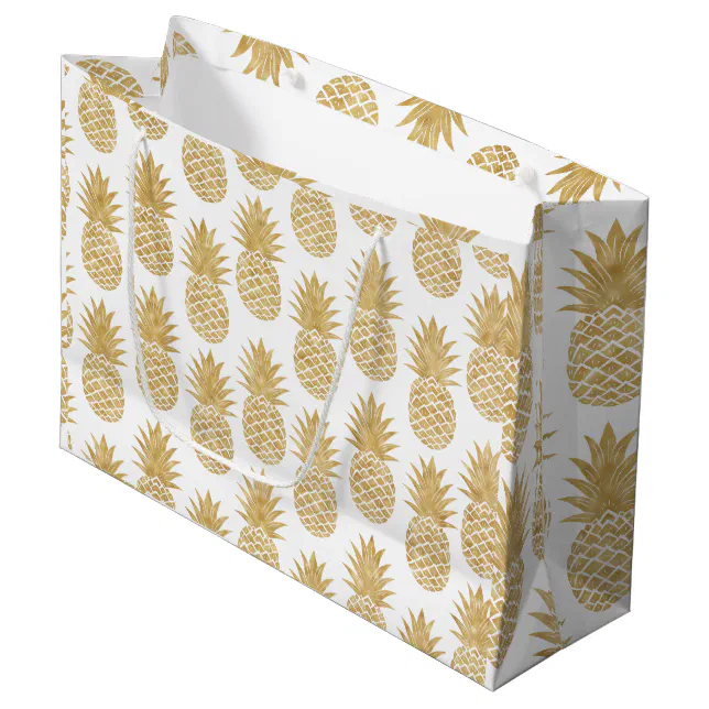 Golden Premium Pineapple Pattern Backpack main image 0