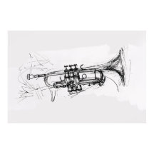 Elegant Trumpet Sketch -
