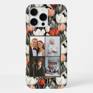 Elegant Tulip Custom Photo Collage Iphone Case