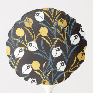 Elegant Tulip Floral Pattern  Balloon