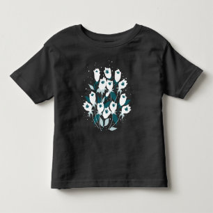 Elegant Tulip Flower Pattern Botanical Art Design Toddler T-shirt