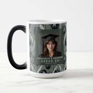 Elegant Tulip Pattern Commencement Exercise Color Morph Mug