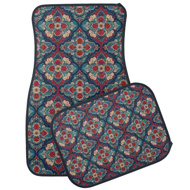 Elegant Turkish Persian Car Floor Mats (Set)