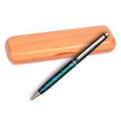 Elegant Turquoise Engraved 4G Ballpoint Pen (Pen w/ Gift Box)