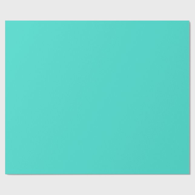 Elegant Turquoise Gift Wrapping Paper for Special  (Flat)