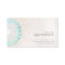 Elegant Turquoise Lotus Floral Appointment Card