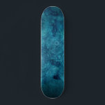 Elegant Turquoise Mandala Watercolor Pattern Skateboard<br><div class="desc">Elegant Spiritual Turquoise Aqua Blue Mandala Floral Watercolor Pattern.</div>