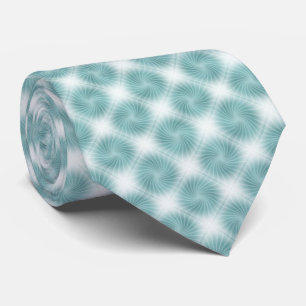 Elegant Turquoise Pattern Neck Tie