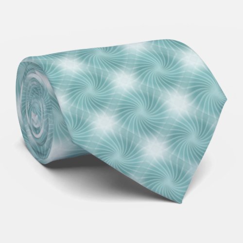 Elegant Turquoise Pattern Neck Tie