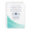 Elegant Turquoise Tides Beach Wedding Invitation