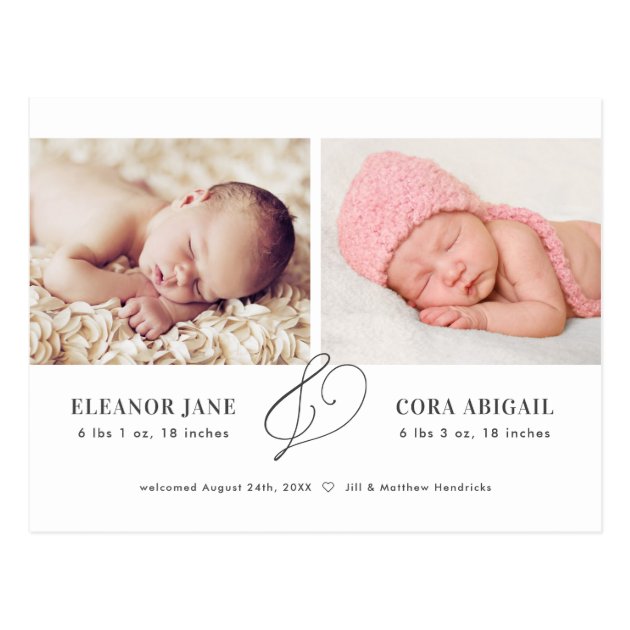 twins arrival announcement