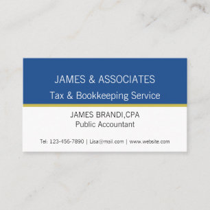 Elegant Two Toned Template Business Card